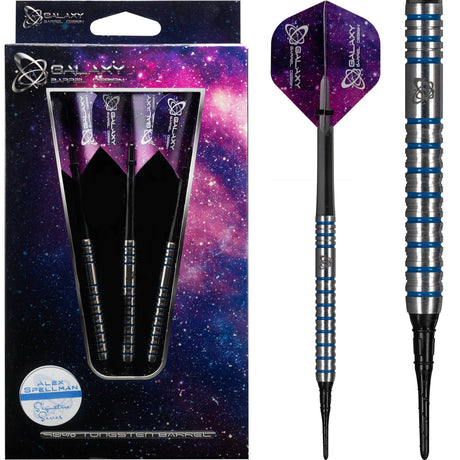 Galaxy Alex Spellman Darts - Soft Tip - Blue Rings 16g