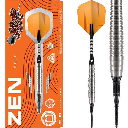 Shot Zen Series - Soft Tip Tungsten Darts - Dojo 18g