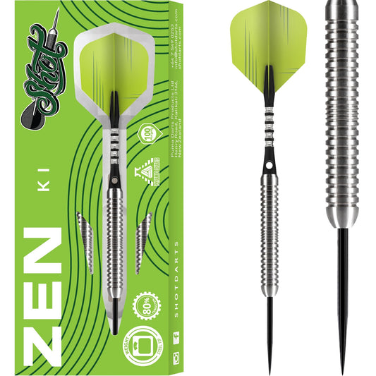 Shot Zen Series - Steel Tip Tungsten Darts - Ki 22g