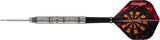 Cuesoul - Steel Tip Tungsten Darts - Challenge - Multi Ring - Tapered - Black