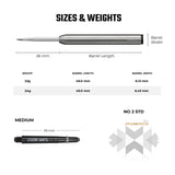 Legend Darts - Steel Tip - 90% Tungsten - Pro Series - V5 - Smooth