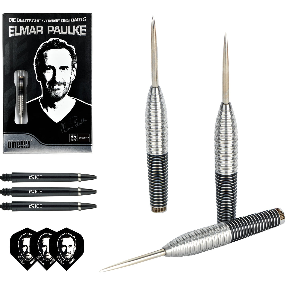 One80 Elmar Paulke Darts - Steel Tip - Signature - 23g 23g