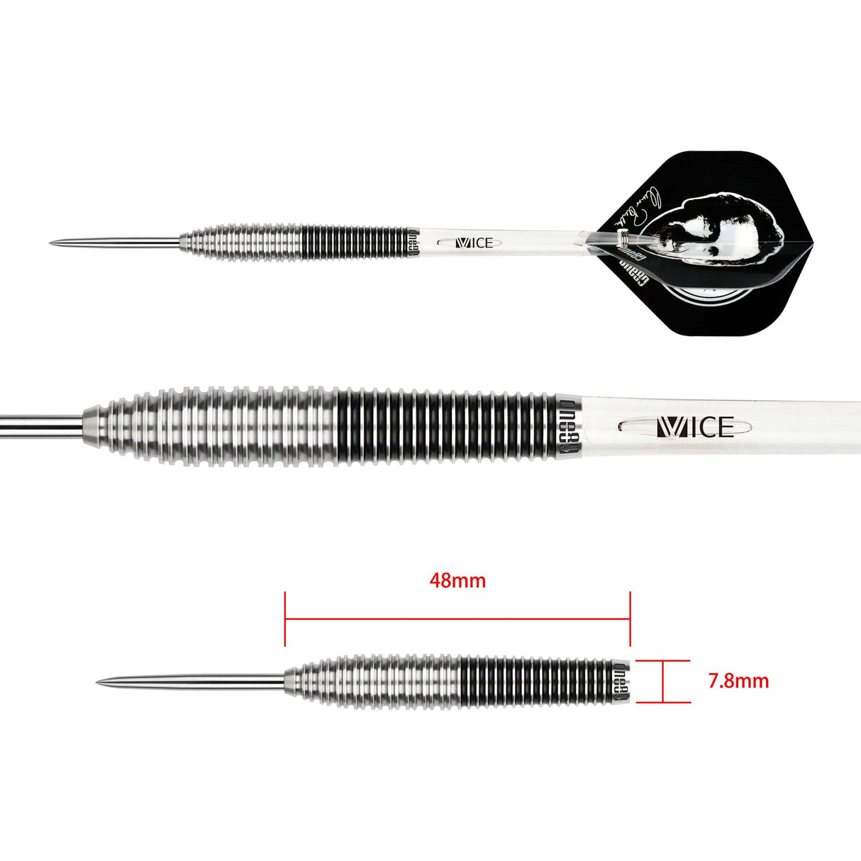 One80 Elmar Paulke Darts - Steel Tip - Signature - 23g 23g