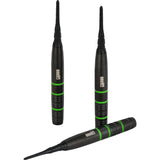 One80 Raise B Darts - Soft Tip - Black - Green Rings 18g