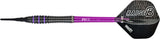 One80 Raise B Darts - Soft Tip - Black - Purple Rings 17g