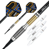 One80 Ascent Darts - Soft Tip - S03 - Black & Gold