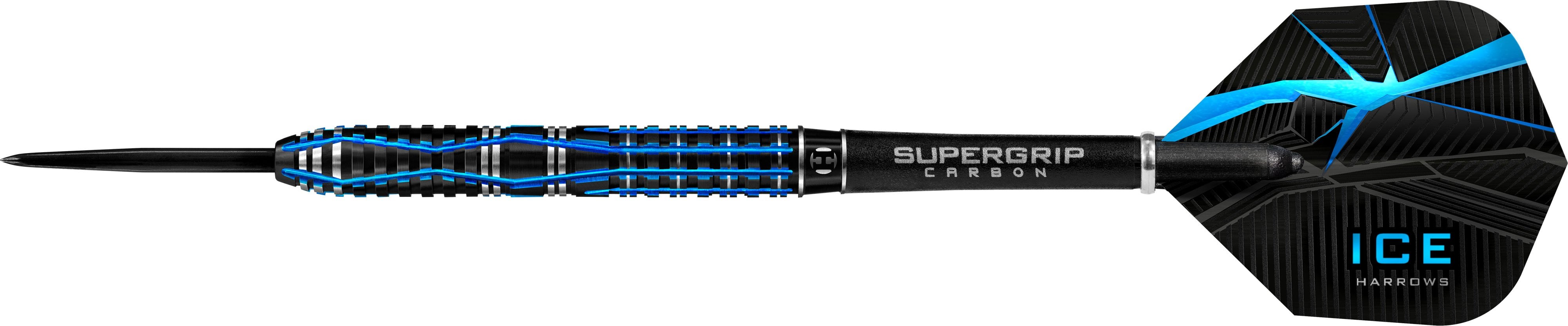 Harrows ICE Recut Darts - Steel Tip - Black & Blue