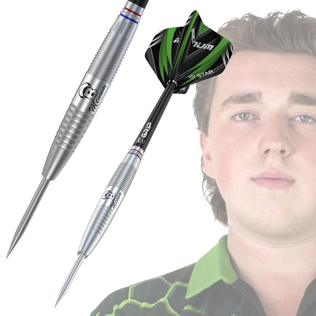 BULL'S Challenger Darts - Steel Tip - Danny Jansen - 26g 26g