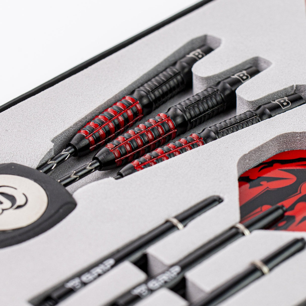 BULL'S Magma Darts - Steel Tip - Black and Red