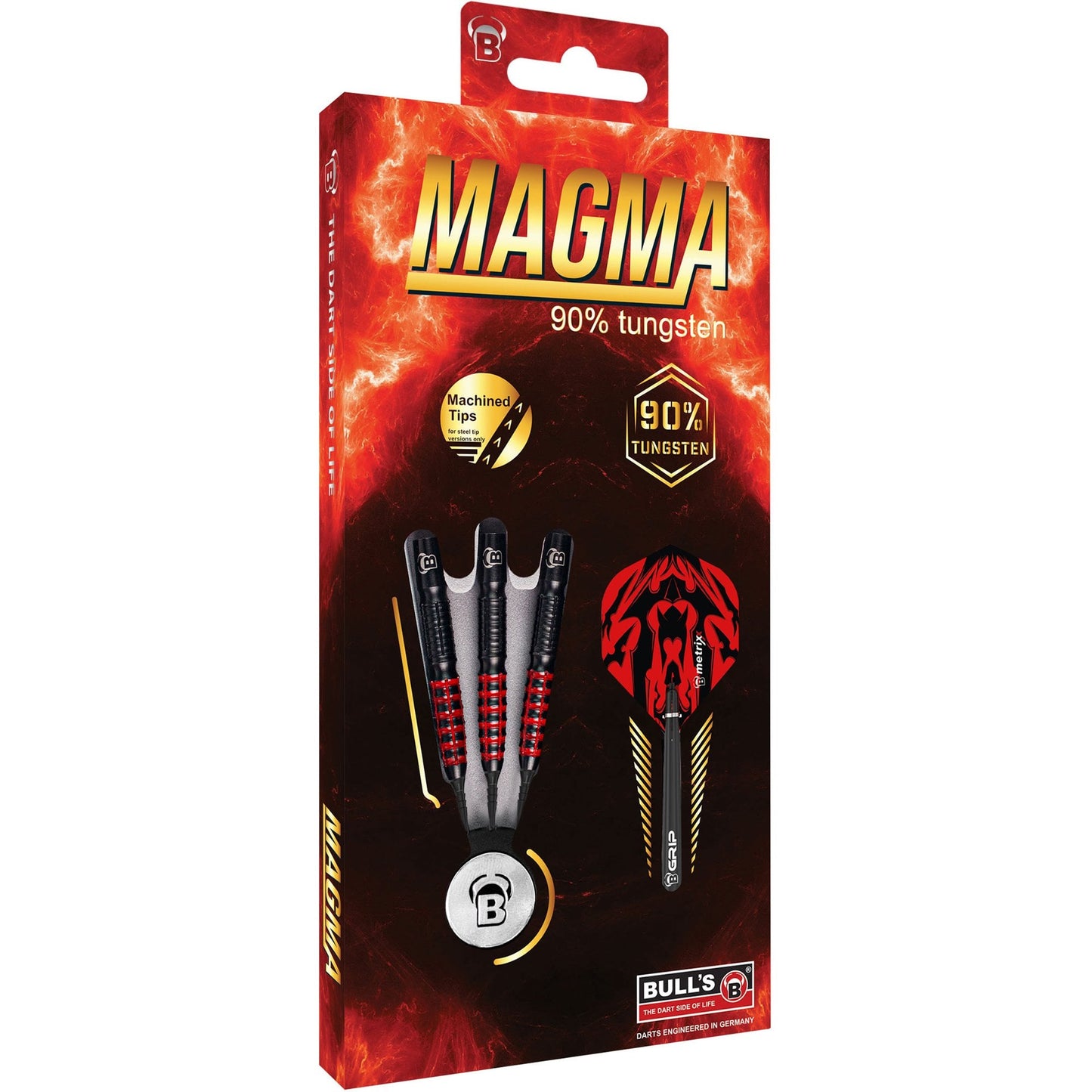 BULL'S Magma Darts - Soft Tip - Black and Red 18g