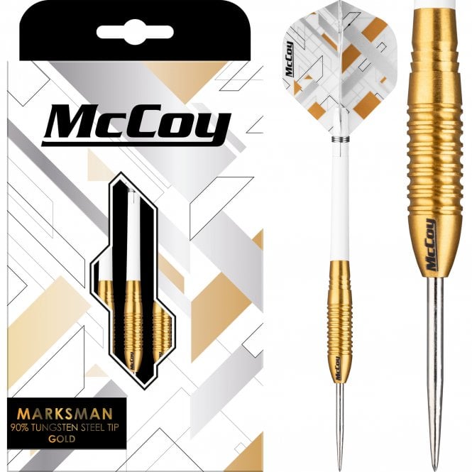 McCoy Marksman - 90% Steel Tip Tungsten - Gold