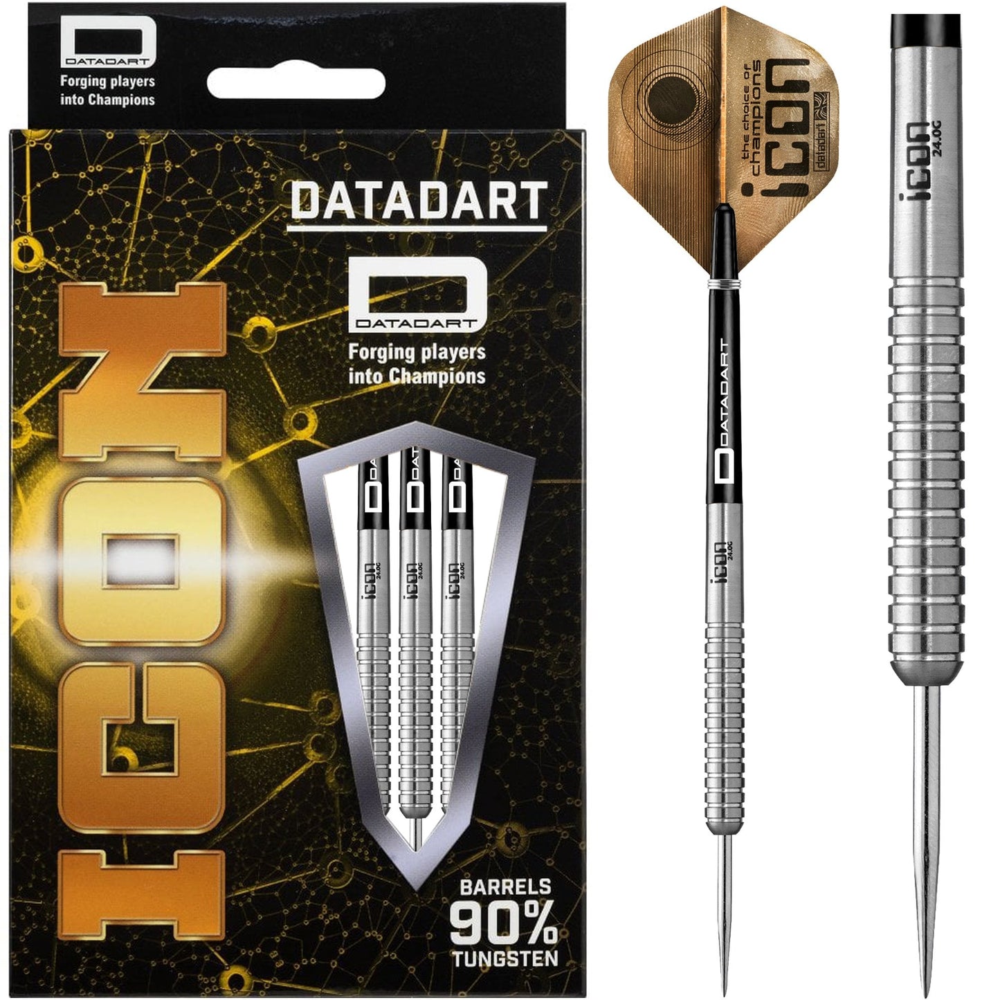 Datadart Icon Darts - Steel Tip - Elite Players - 24g PERS