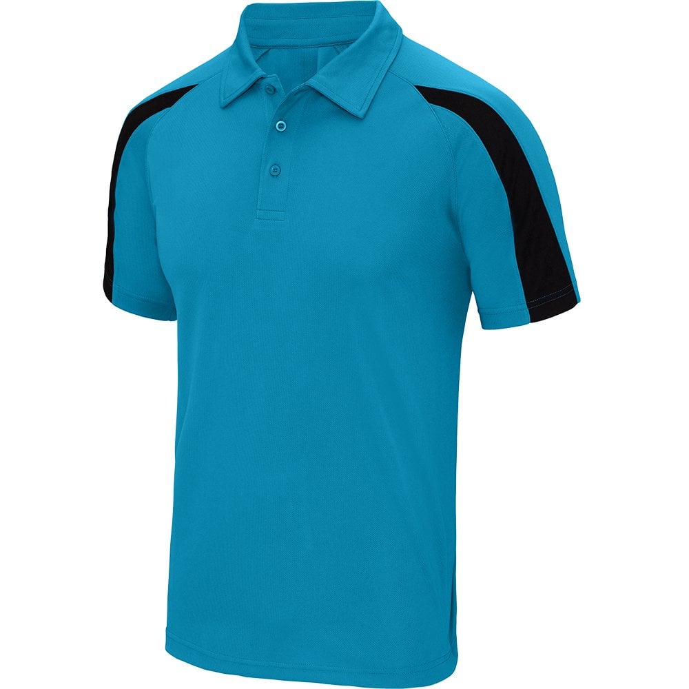 Dart Shirts - Polo Shirt - Just Cool Contrast - Sapphire Blue 2XL