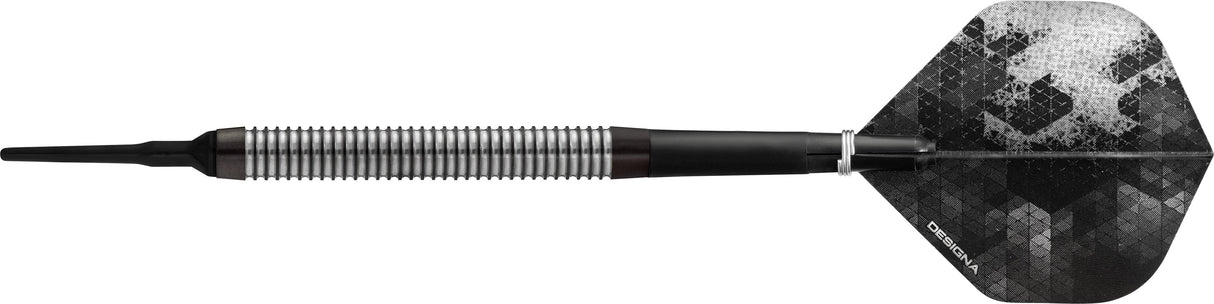 Designa Black Shadow V2 Soft Tip Darts - M1 19g