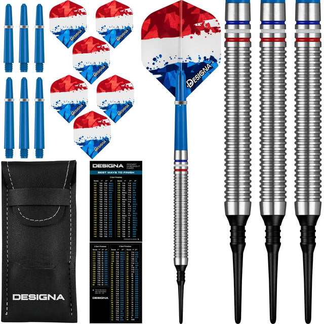 Designa Patriot-X Darts - Soft Tip - Holland 20g