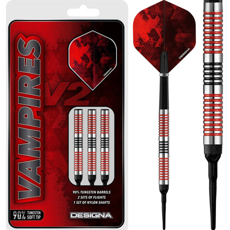 Designa Vampires V2 Darts - Soft Tip - M2 19g