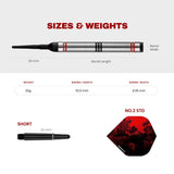 Designa Vampires V2 Darts - Soft Tip - M4 20g