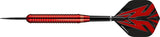 Designa Mako Darts - Steel Tip Electro Brass - Shark Grip - Red