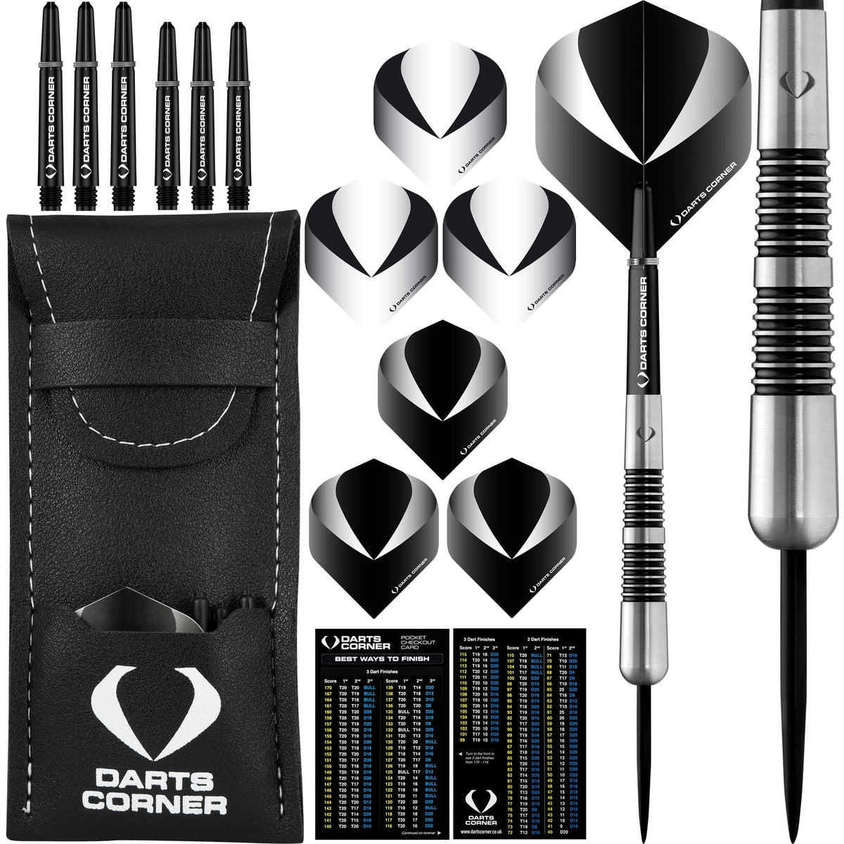 Darts Corner Warfare Darts - Steel Tip - M6 - Black Ring