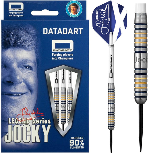Datadart Jocky Wilson Darts - Steel Tip - Ghost Grip 22g
