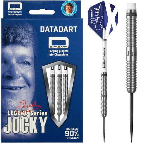 Datadart Jocky Wilson Darts - Steel Tip - Shark Grip 22g