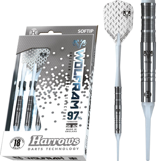 Harrows Wolfram Darts - Soft Tip Tungsten - Ram 18g
