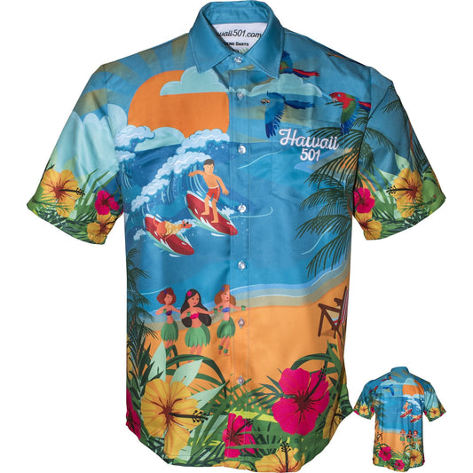 Official Wayne Mardle Dart Shirt - Hawaii 501