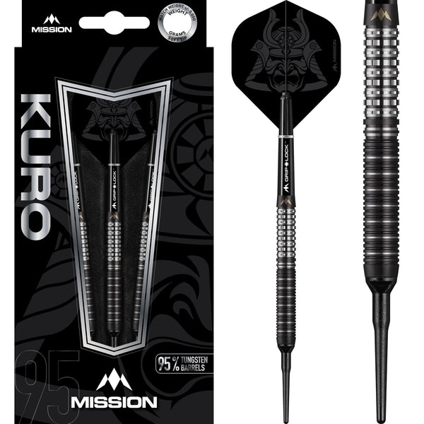 Mission Kuro M1 Soft Tip Darts - 23g - theDartZone.com
