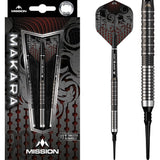 Mission Makara Darts - Soft Tip - M1 - Graphite PVD Black 19g