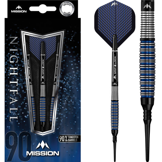 Mission Nightfall Darts - Soft Tip - M4 - Curved 19g