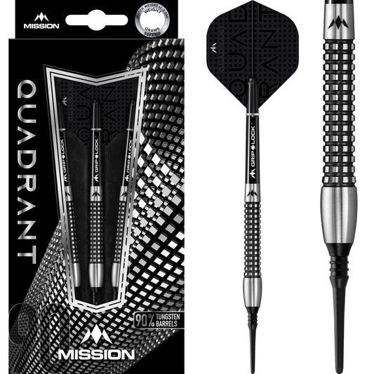 Mission Quadrant Darts - Soft Tip - M3 - Quad Grip 19g