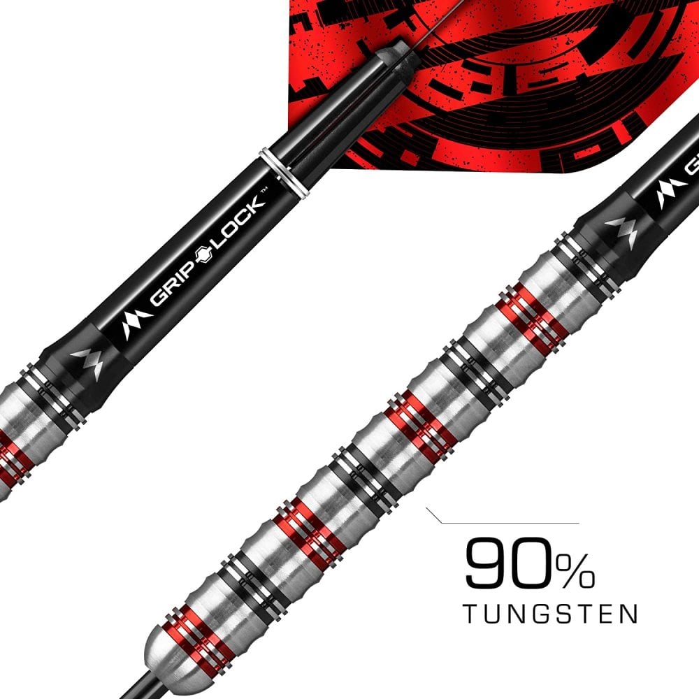 Mission Paradox Darts - Steel Tip - Straight - M1 - Electro Black & Red
