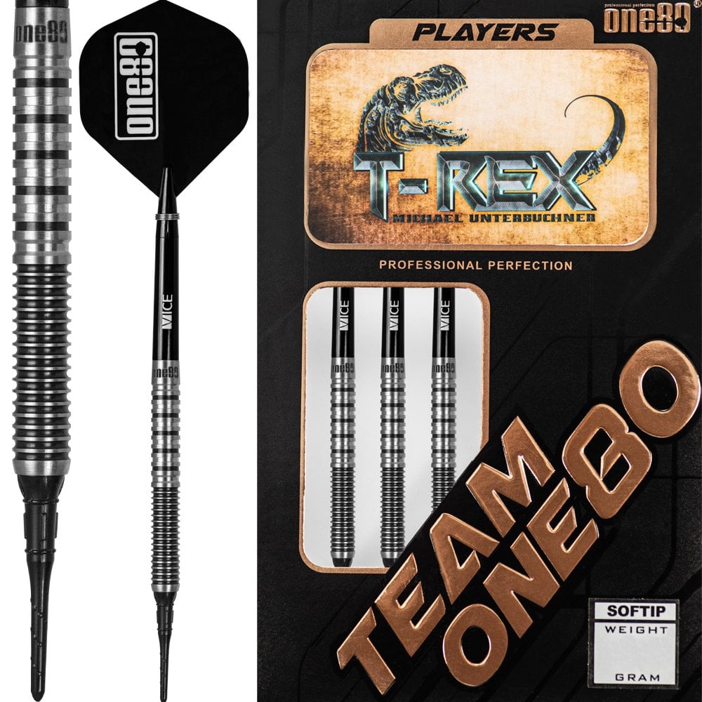 One80 Michael Unterbuchner Darts - Soft Tip - T-Rex 16g