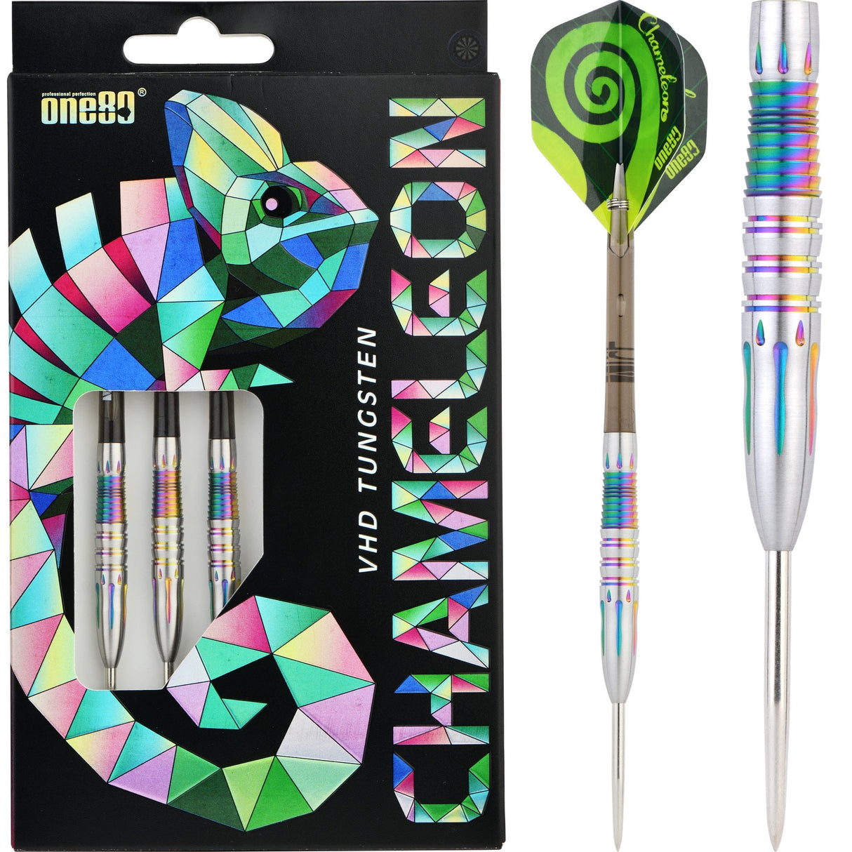 One80 Chameleon Darts - Steel Tip - Furcifer - 22g 22g