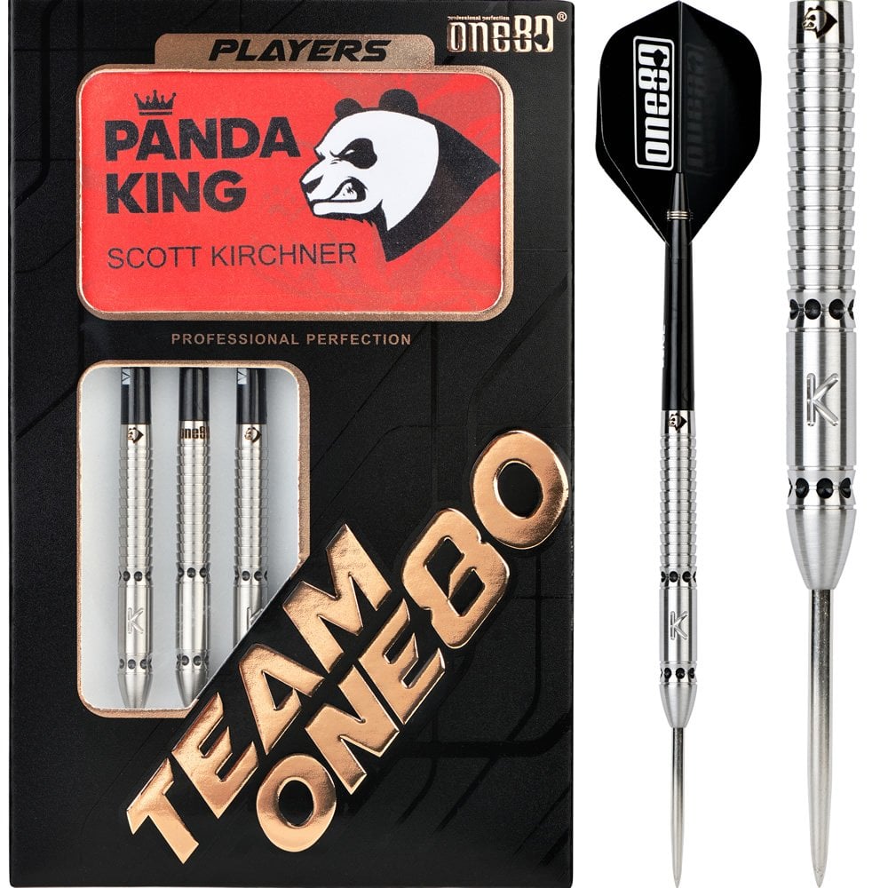One80 Scott Kirchner Darts - Steel Tip Tungsten - Panda King