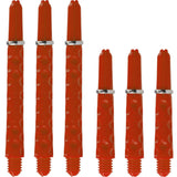 Harrows Dimplex Shafts - Dart Stems - with Rings - Fire Red