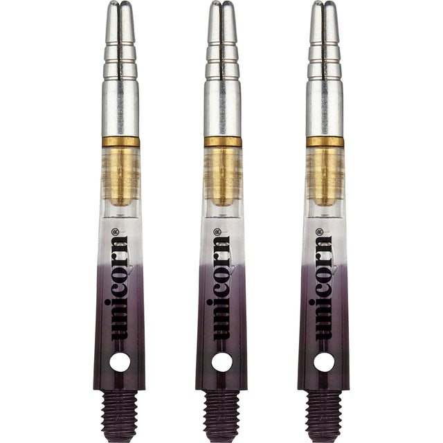 Unicorn Gripper 360 Two Tone Dart Shafts - Gradient Black Medium