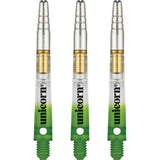 Unicorn Gripper 360 Two Tone Dart Shafts - Gradient Green Medium