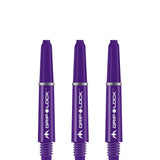 Mission GripLock Shafts - Dart Stems - Purple Short