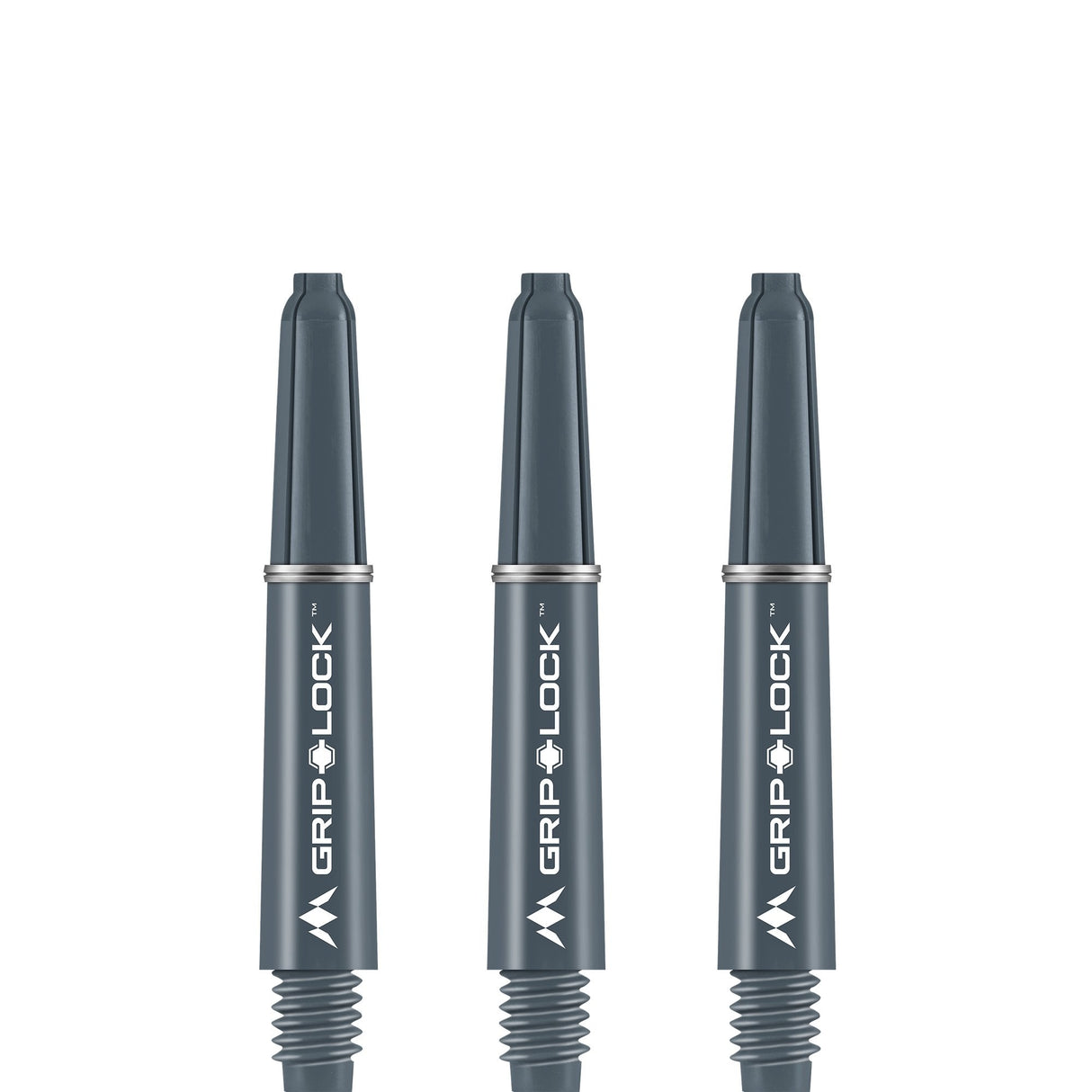 Mission GripLock Shafts - Dart Stems - Grey Short