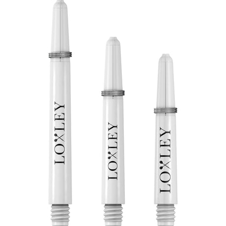 Loxley Nylon Shafts - Dart Stems with Springs - White