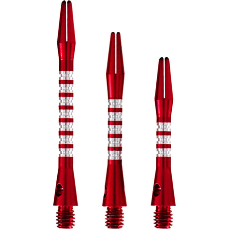 Shot Pyramid Dart Shafts - Aluminium Anodised - Red