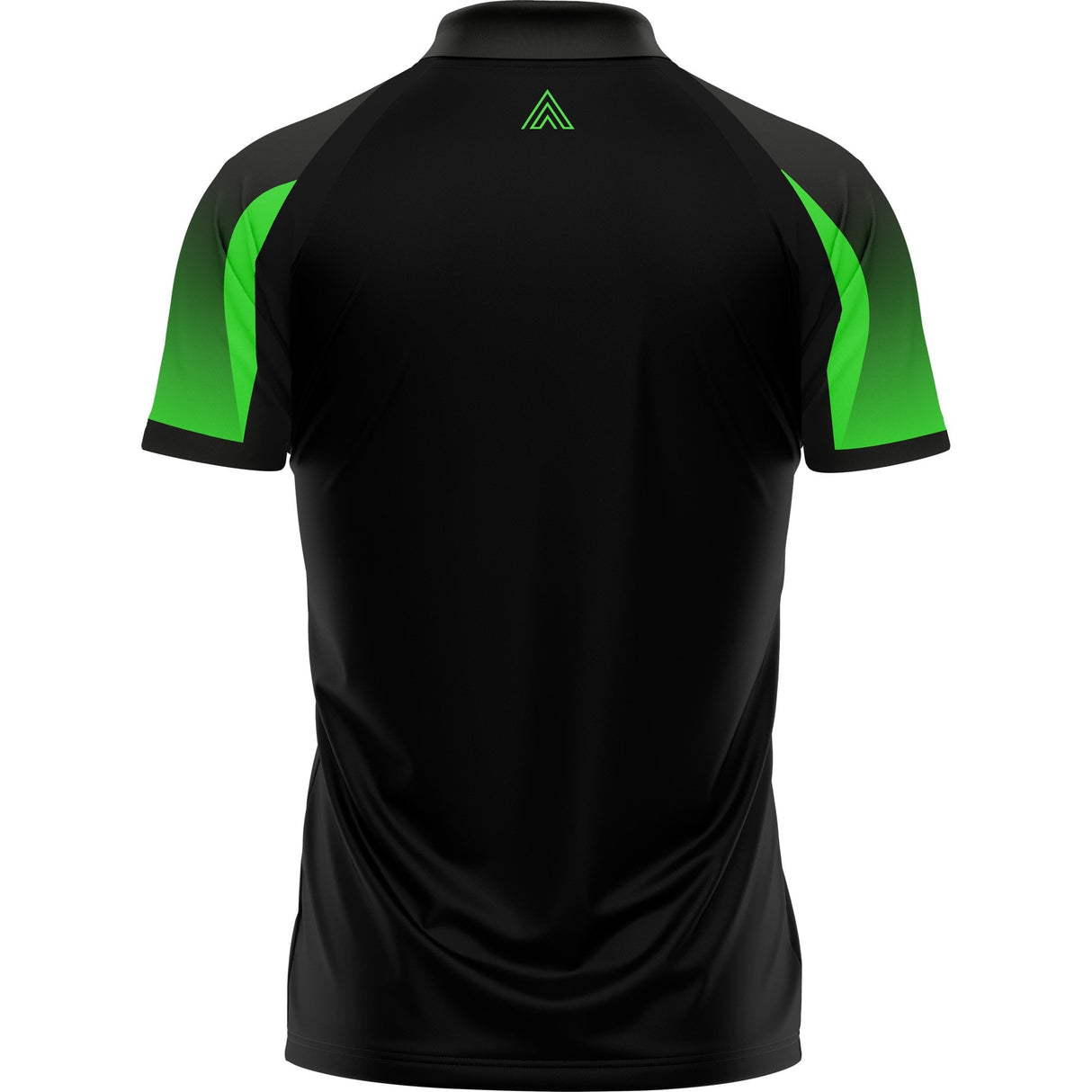 Arraz Flare Dart Shirt - with Pocket - Black & Green