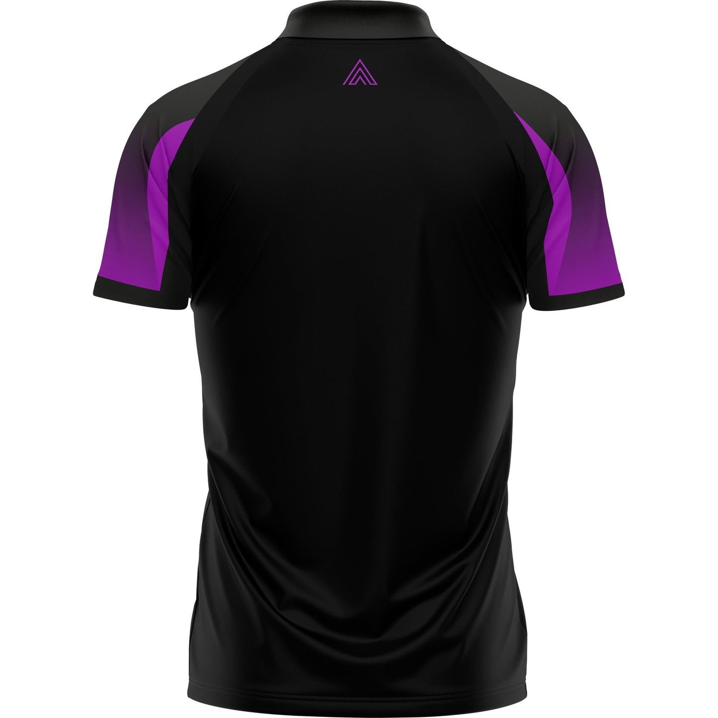 Arraz Flare Dart Shirt - with Pocket - Black & Purple