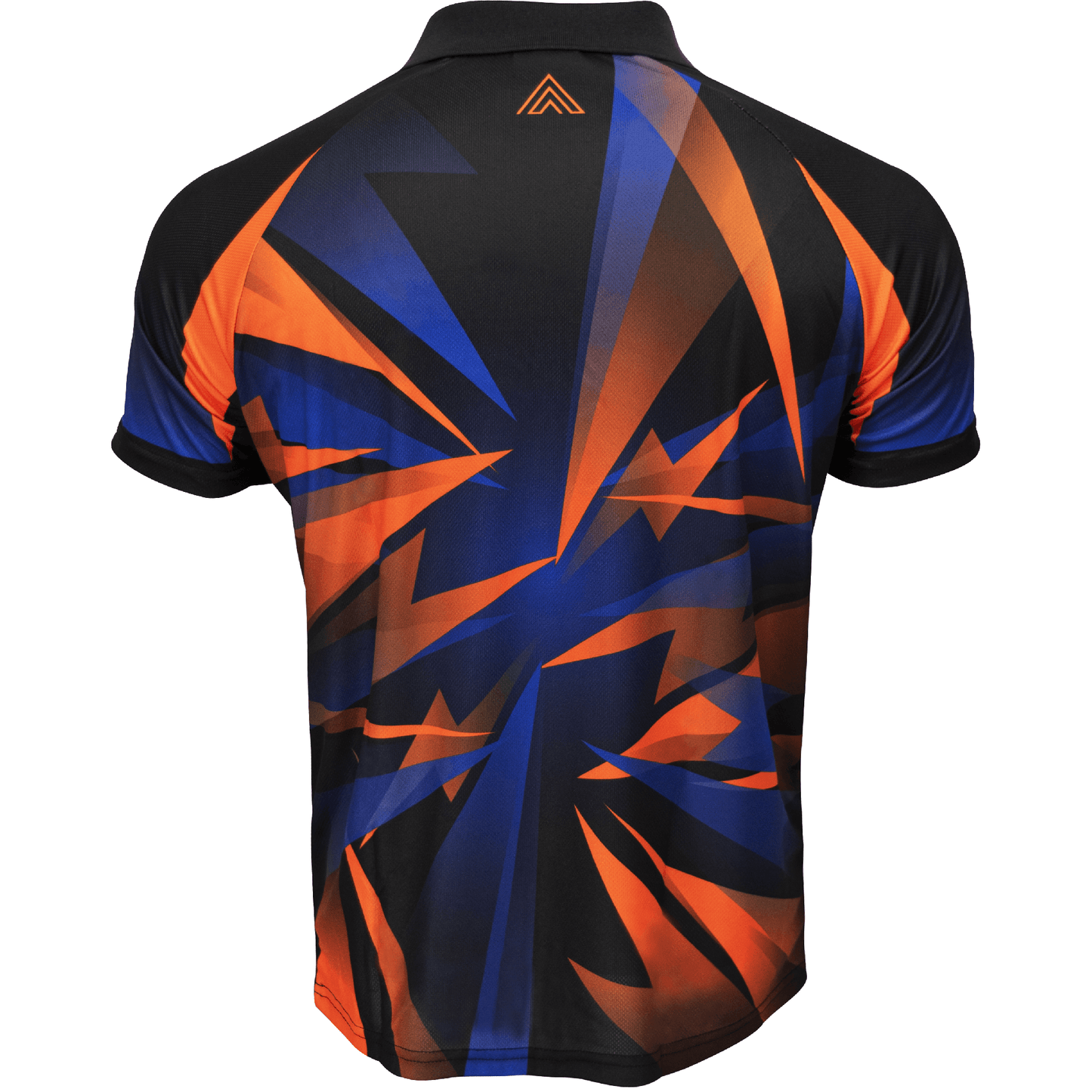 *Arraz Shard Dart Shirt - with Pocket - Black & Blue - Orange