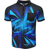 Arraz Shard Dart Shirt - With Pocket - Black & Blue - Blue