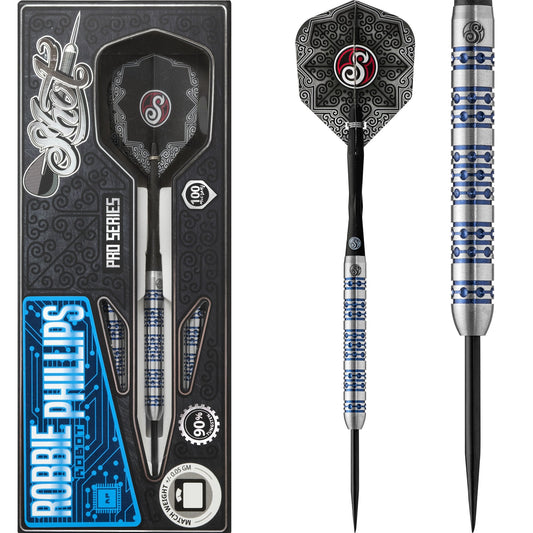 Shot Pro Series Darts - Steel Tip - Robbie Phillips - 22g 22g