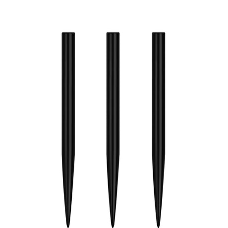 Unicorn Spare Dart Points - Steel Tip - Plain - Black  - 35mm