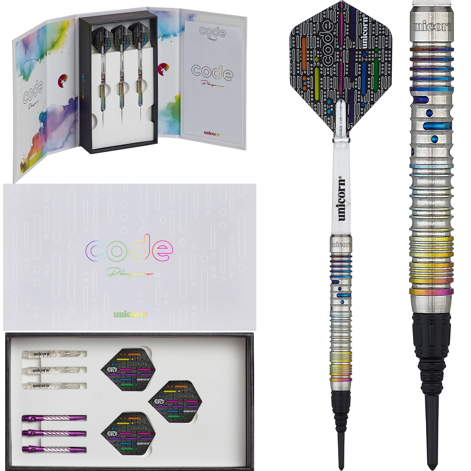 Amazon.com : Unicorn Steel Tip Darts Set | Seigo 'The Ninja