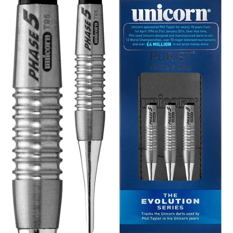 Unicorn Evolution Darts - Soft Tip Tungsten - Phase 5 Purist